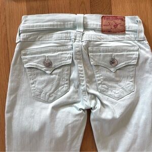 Vintage True Religion Jeans Misty Women’s 26 Mint Green Very Rare Color